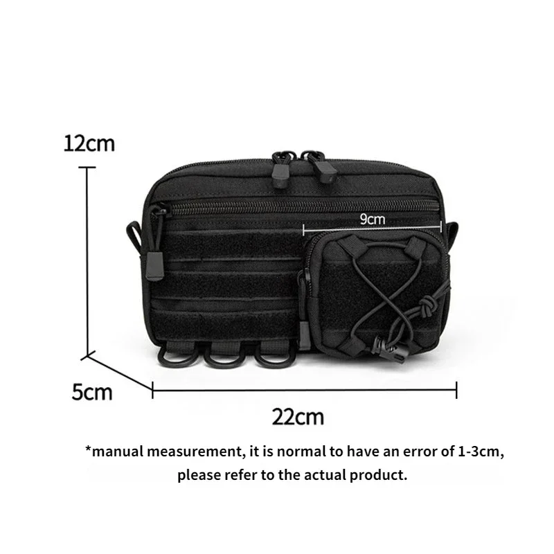 New Molle Waist Bag Tactical Medical First Aid Pouch Tool Gadget Pouch Outdoor Sports Hunting Bag Backpack Vest Accessories Bag - view 3