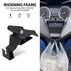 New For HONDA Forza300 FORZA 300 Forza 350 Forza350 NSS350 Middle Bracket Bag Luggage Holder Helmet Hanger Hook Holder Carry