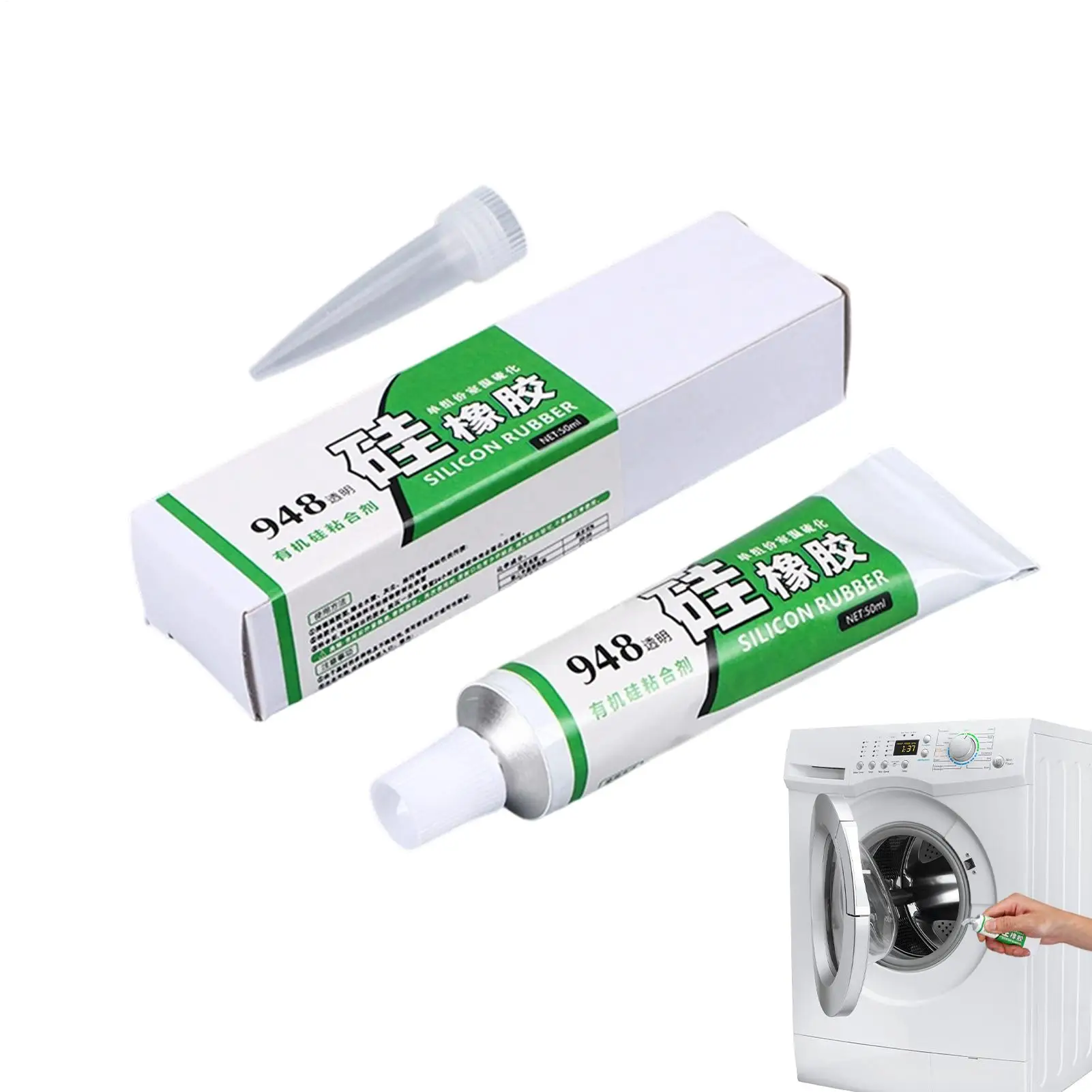 50ml Washing Machine Sealing Ring Repair Glue Gasket Sealers High Temperature Resistant Sealant Repair Glue Fast Drying