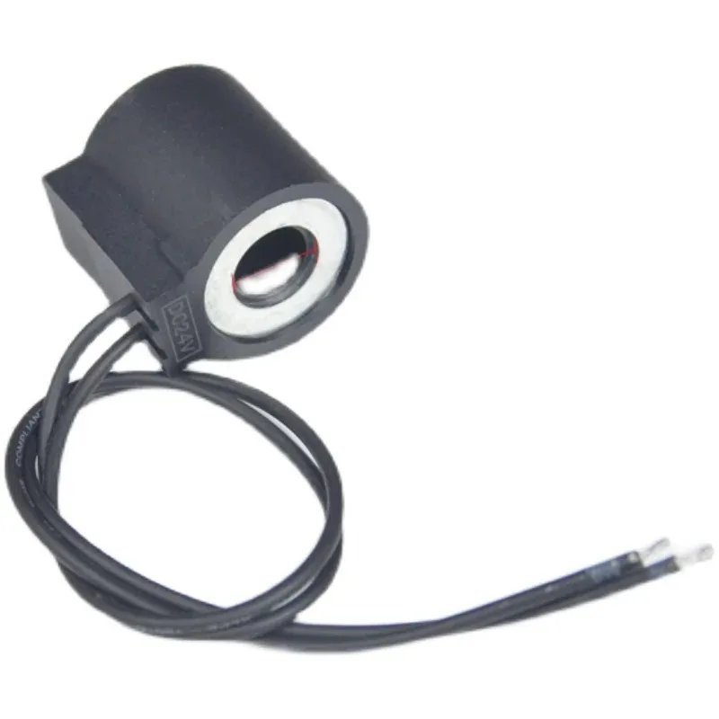 Plug-in Thread Solenoid Electromagnetic Coil, 13mm Bore 37mm Height DC AC Multi Voltage Coil For Industrial Valve Replacement