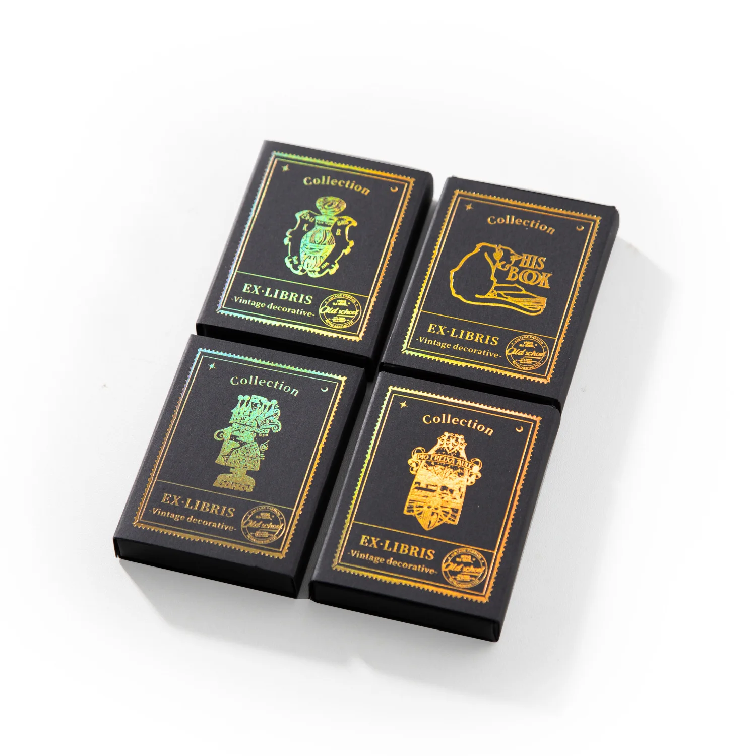 

24 набора/лот: Бумага для заметок, имитирующая старинную книжную марку, для скрапбукинга, карточек, декоративная бумага в стиле ретро