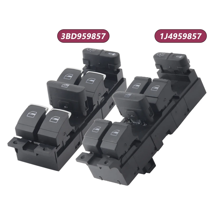 

Power Window Control Switch Button 9 Pin 1J4959857 3BD959857 For Volkswagen Bora Jetta VW Golf MK4 Passat B5 Seat Leon Toledo
