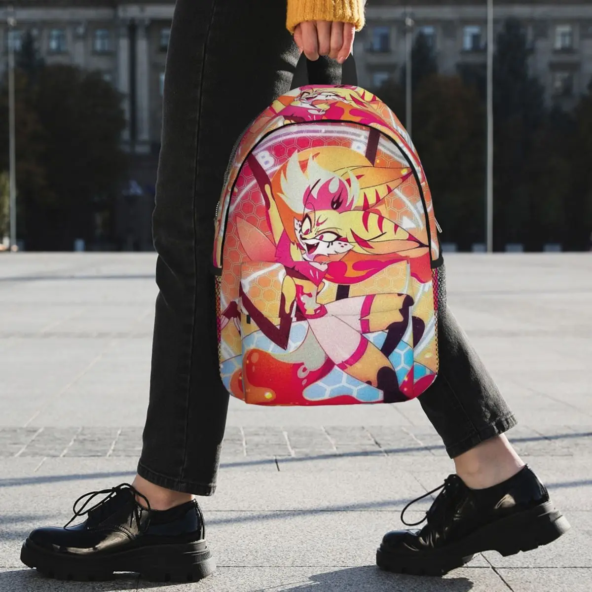 Helluva Boss Beelzebub Backpack Hot Sale Daypack Large Capacity