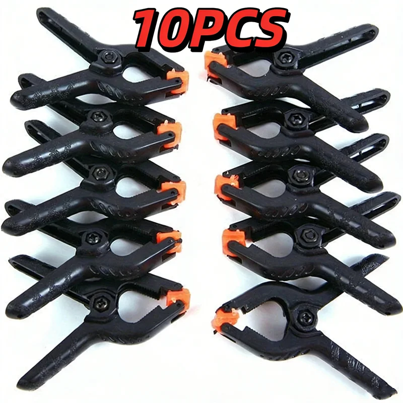 10pcs 2 Inch DIY Plastic Nylon Clamp Woodworking Fastening Tools Clamps Photo Studio Background & Green Screen Fixed Clip
