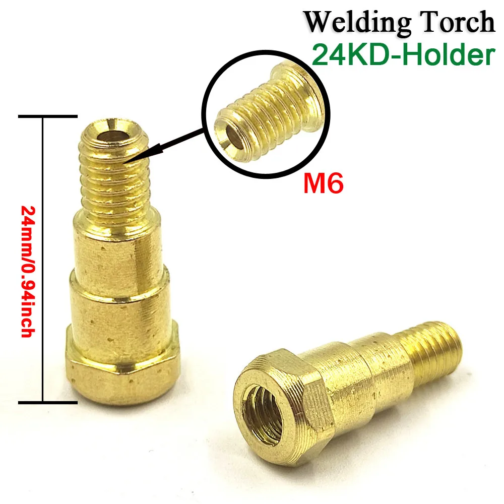 35pcs MB-24KD Welding Torch Consumable 0.8/0.9/1.0/1.2mm MIG Torch Gas Nozzle Tip Holder Gas Diffuser of MIG MAG Welding Machine