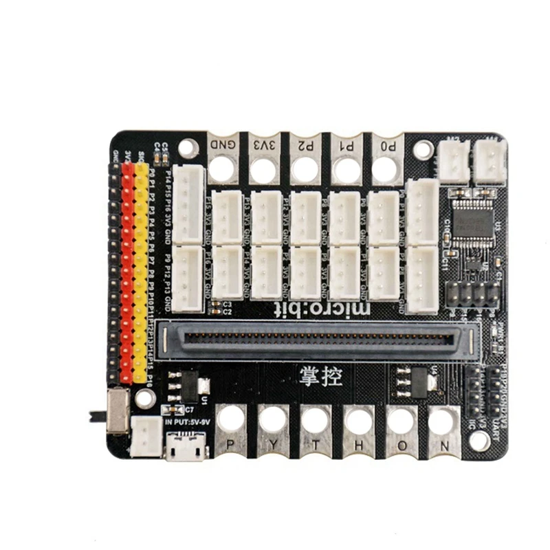 Para Microbit V1.0/2,0/3,0 placa base de expansión IO BIT V2 Micro:Bit placa adaptadora para niños programación educación
