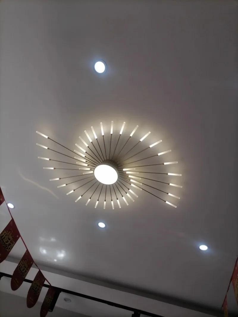 Modern Minimalist Vortex LED Pendant Light for Home Bedrooms Living Rooms Main Lights Lighting Fixtures