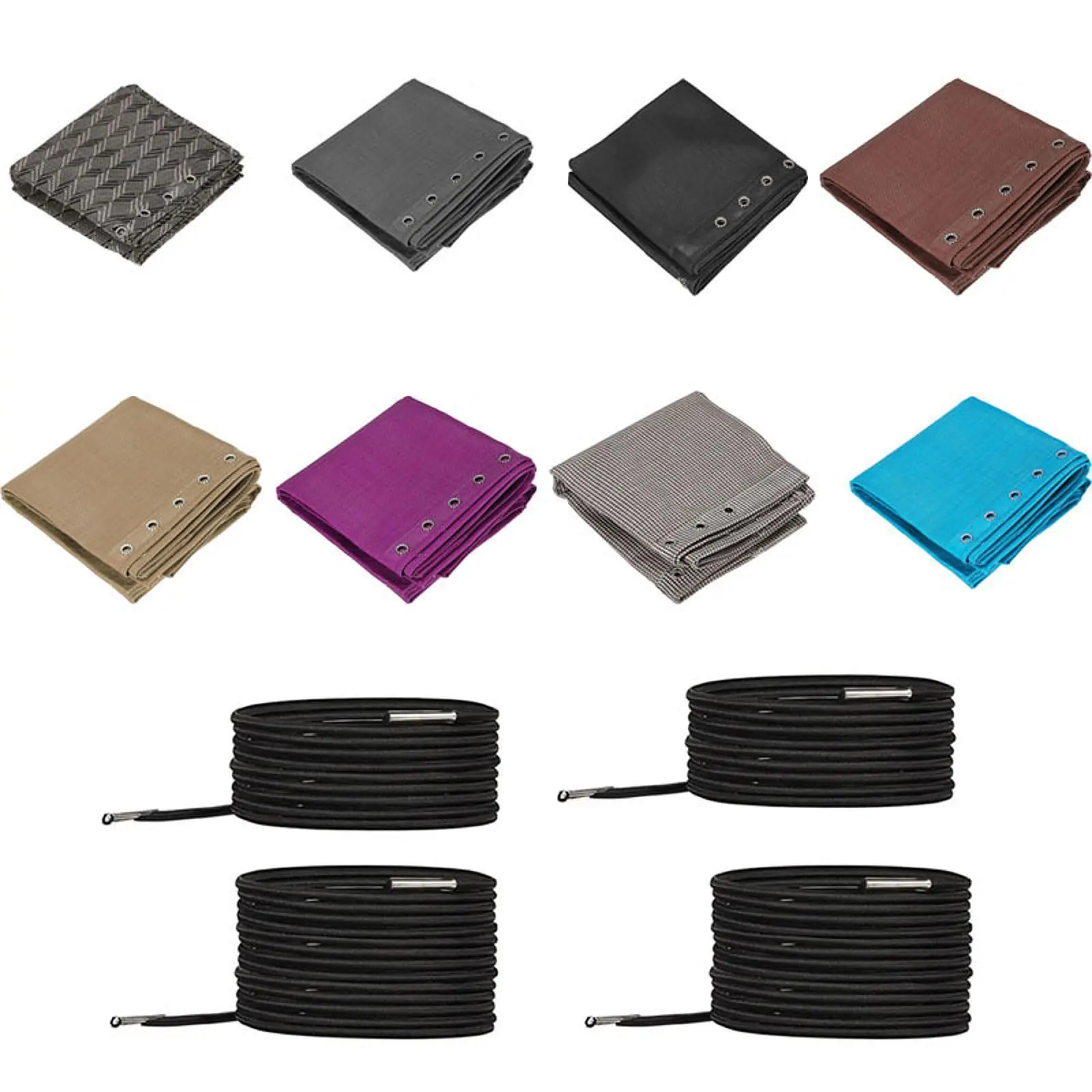 Recliner Replacement Fabric Breathable Waterproof Repair Cloth with Ropes Easy Install for Outdoor Folding Lounge Chair