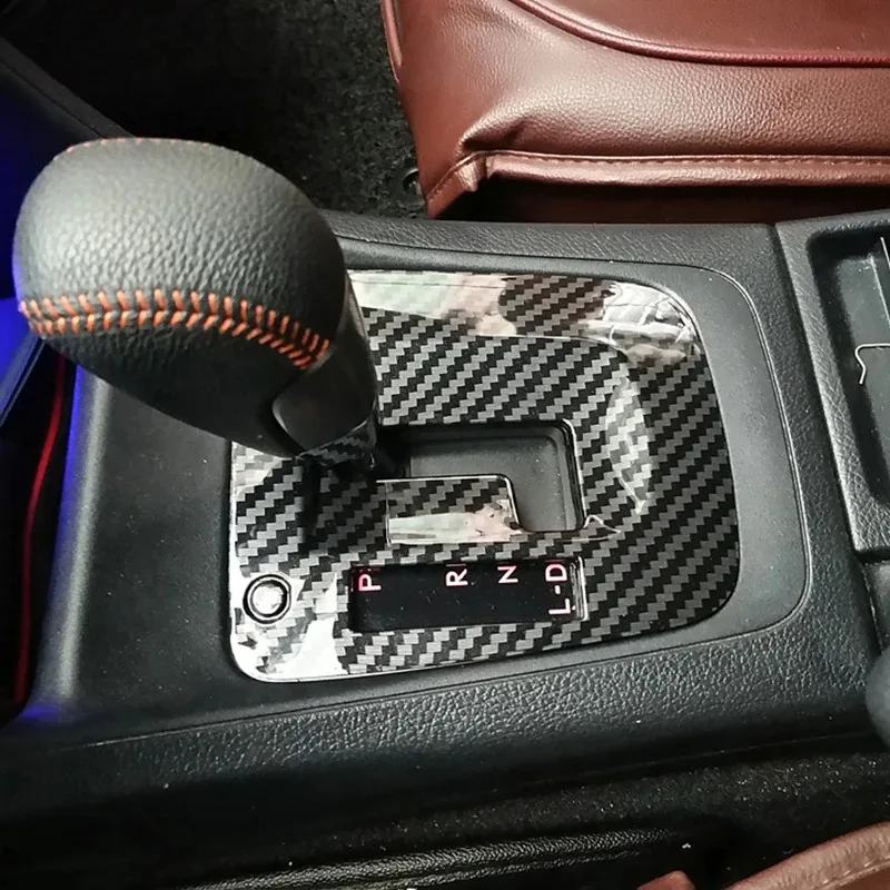 

ABS Carbon Fiber For Subaru Forester XV 2013-2018 Car Center Console Gear Shift Box Panel Cover Trim Interior Car Accessories