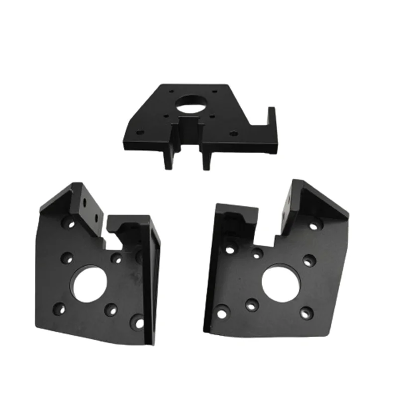 Imagem -03 - Alumínio Cnc Stepper Motor Mount Plate Kit Funssor Ender5 Pro Plus Mercury Zero g Hydra Integração Usinada Eixo z