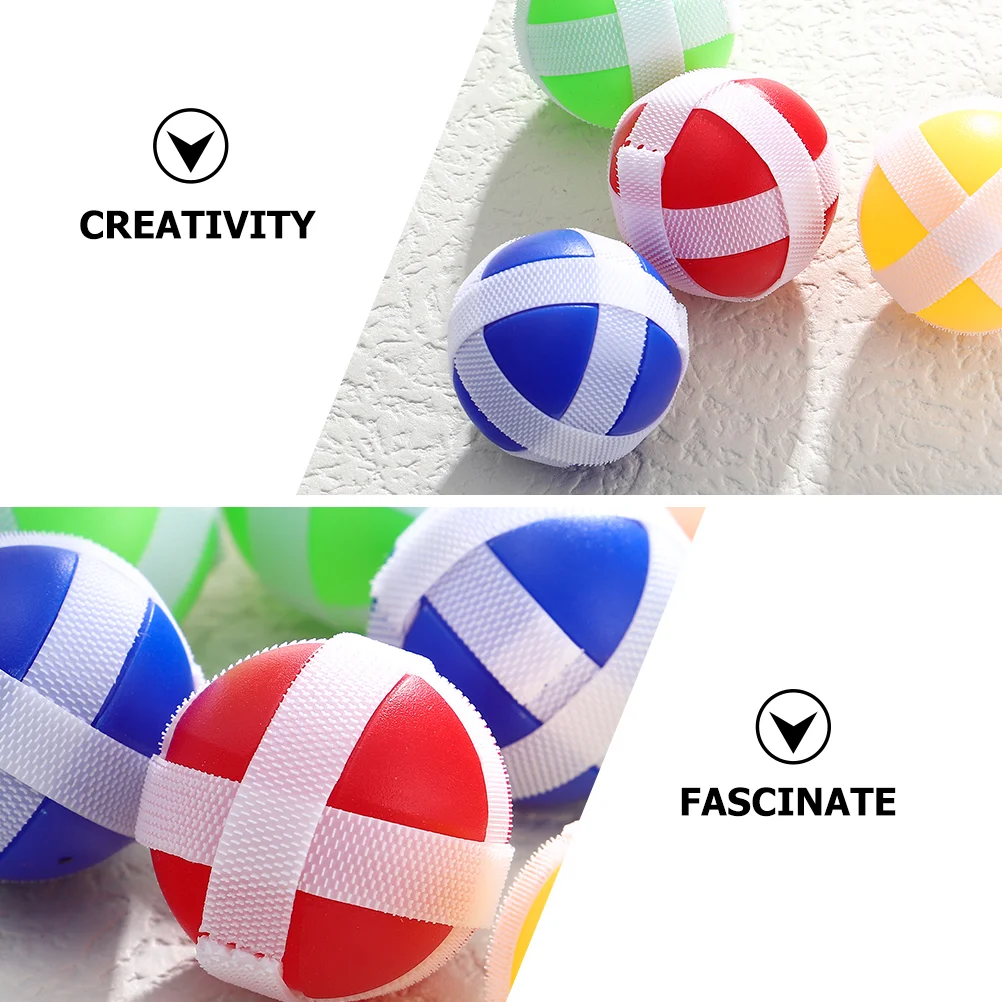 20 Pcs Sticky Ball Wear-resistant Kids Toy Portable Balls Interesting Children Household Toys Accessory