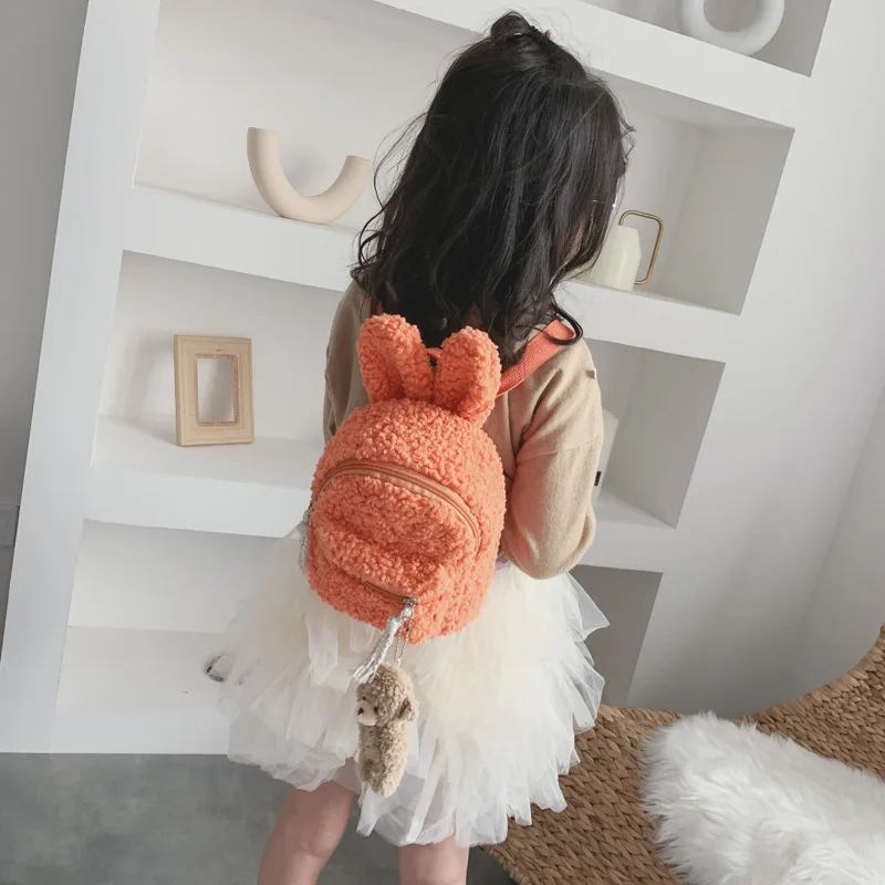 Children\'s Backpack School Schoolbag Kindergarten Baby Cartoon Plush Backpacks Kids Bag Rugzak Plecak School Bag Mochila Escolar