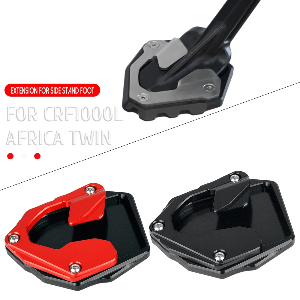 Motorcycle FOR HONDA CRF1000L Africa Twin 2015-2019 2022 2023 CRF 1000L Side Stand Enlarge Pad Kickstand Support Extension Plate