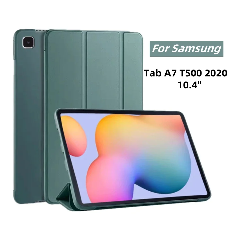 

Складной чехол-подставка для Samsung Galaxy Tab A7 2020 SM-T500/T505, чехол-подставка для планшета Tab A7 10,4 2020 T500 T505 T507, смарт-чехол