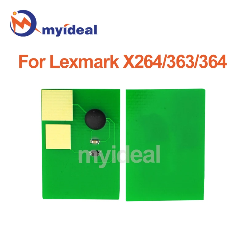 Lexmarkプリンター用x264トナーチップ、カートリッジレストチップ、x264 363 364