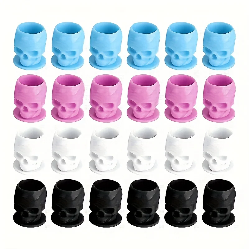 

Colored skull tattoo mug with a base and glossy finish, available in multiple colors – a perfect gift for tattoo lovers