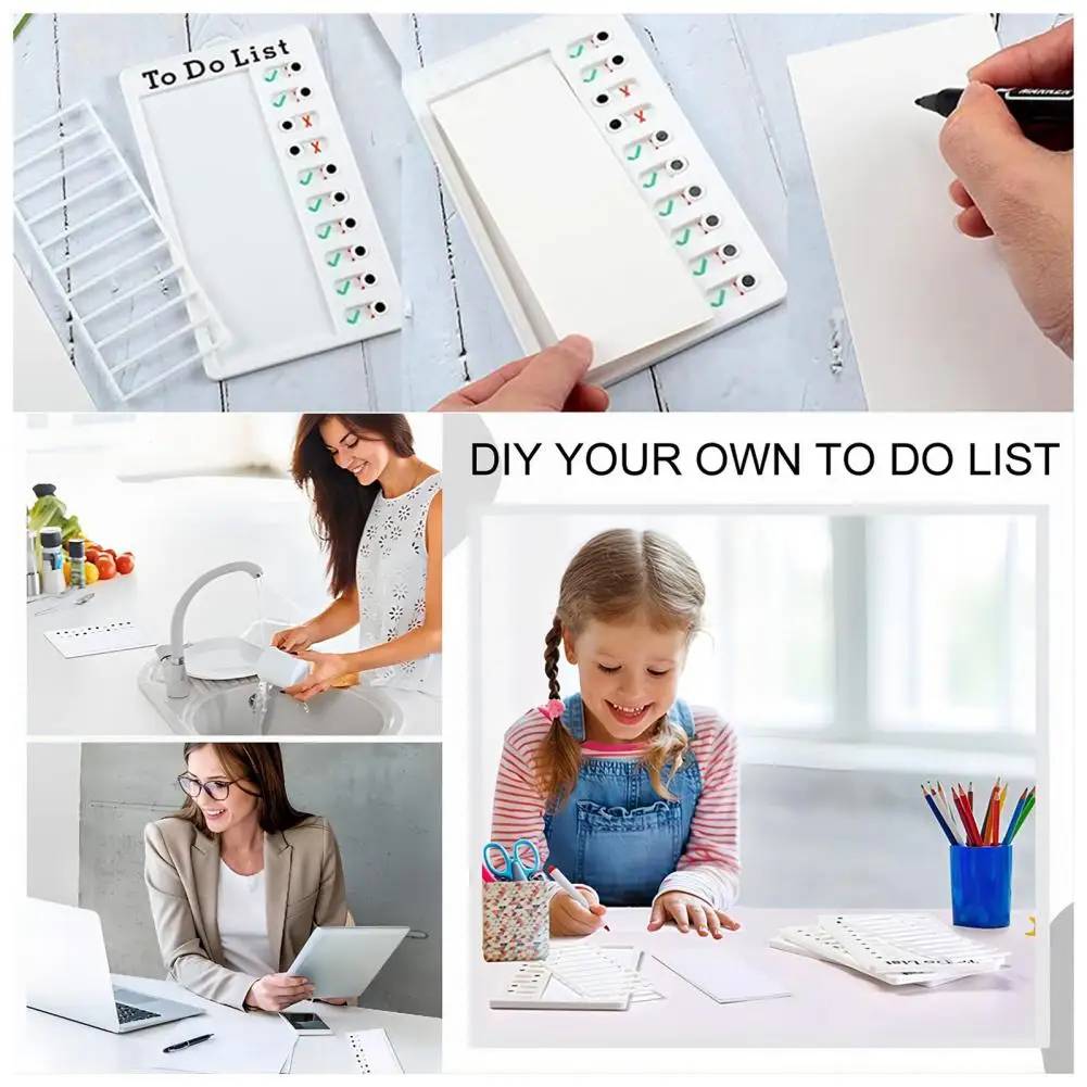 Tugas Organizer daftar Chore anak efisien Chore Chart perencanaan rutin Board dengan Cardstock yang dapat dilepas mengatur tugas rumah