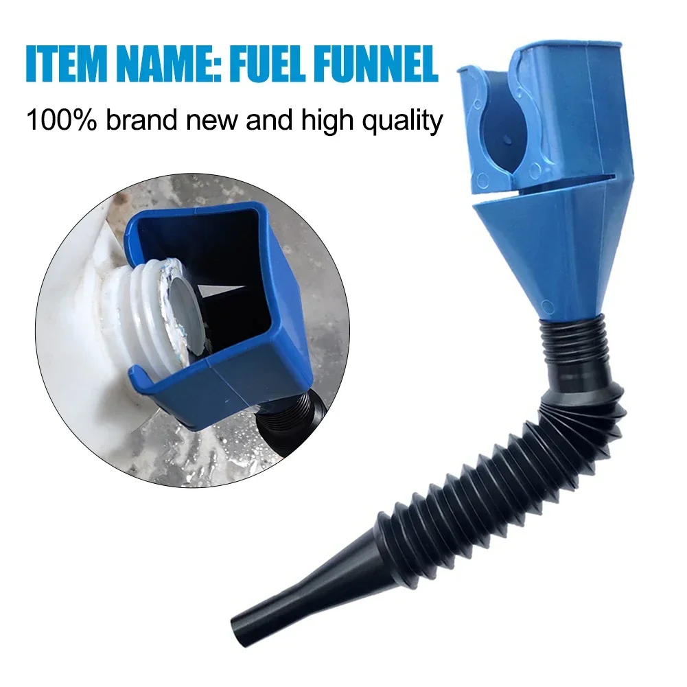 

HOT Plastic Car Motorcycle Refueling Gasoline Engine Oil Funnel Filter Detachable Hose Transfer Filling Tool high-quality