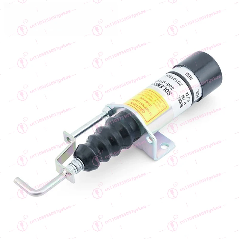 

Diesel Generator Spare Part 366-07197 DC12V Fuel Shutoff Solenoid Valve Stable Performance Long Service Life