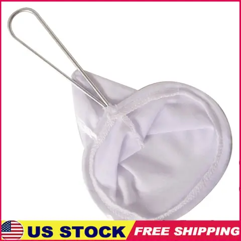 Reusable Coffee Filter Fine Mesh Strainer Tea Infuser Eco-Friendly Pour Over Coffee Maker Durable Strong Handle Ground-Free