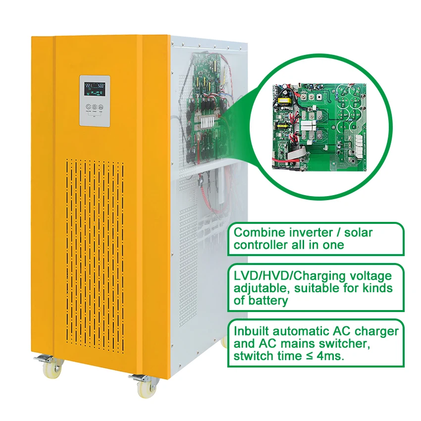 Residential off-grid 30 Kva 25 Kwh 45kw 10 Kva 37kw 5000W solar inverter system 30kw home, can power the house