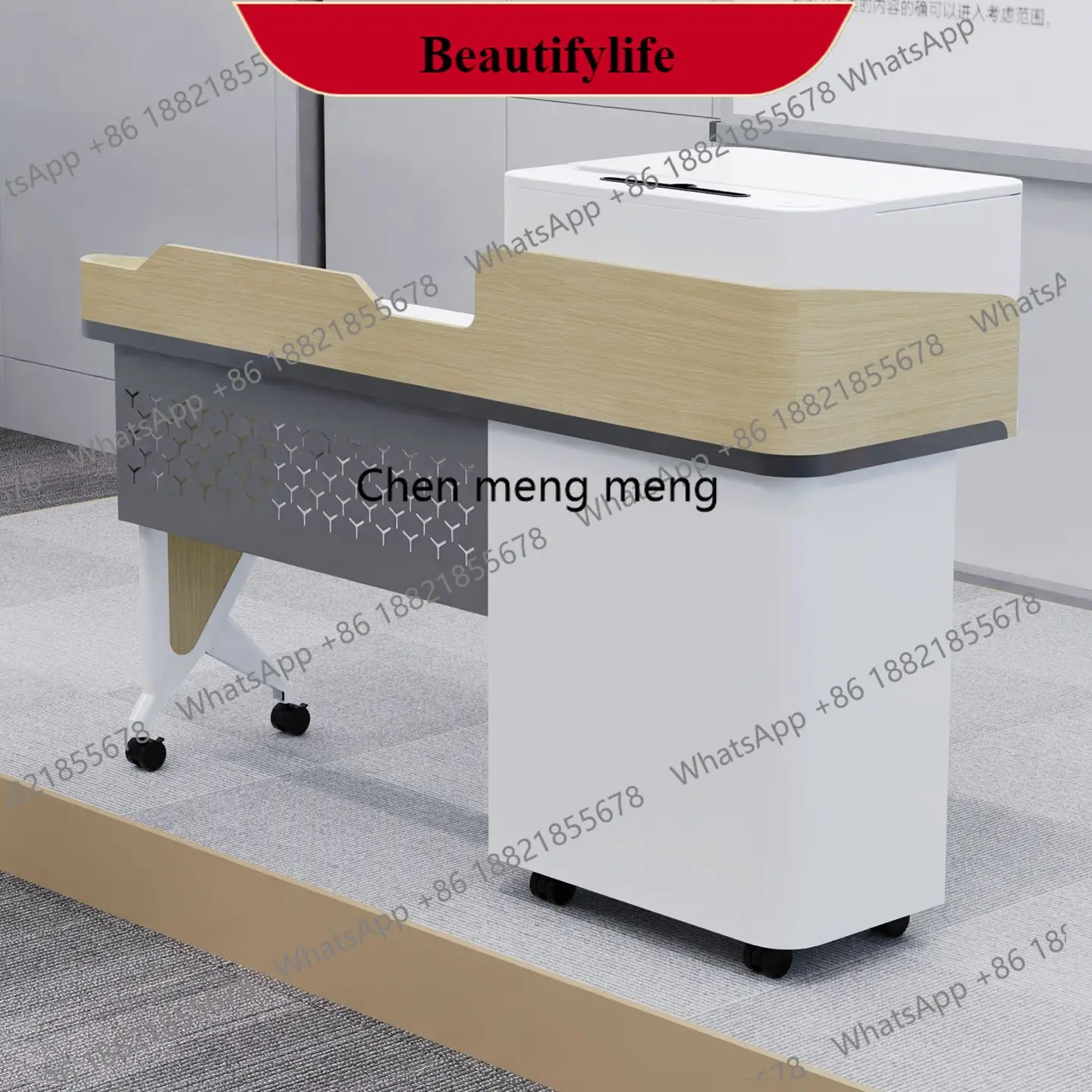 

G153 Movable Multifunctional Podium Conference Training Podium Movable School Classroom Podium