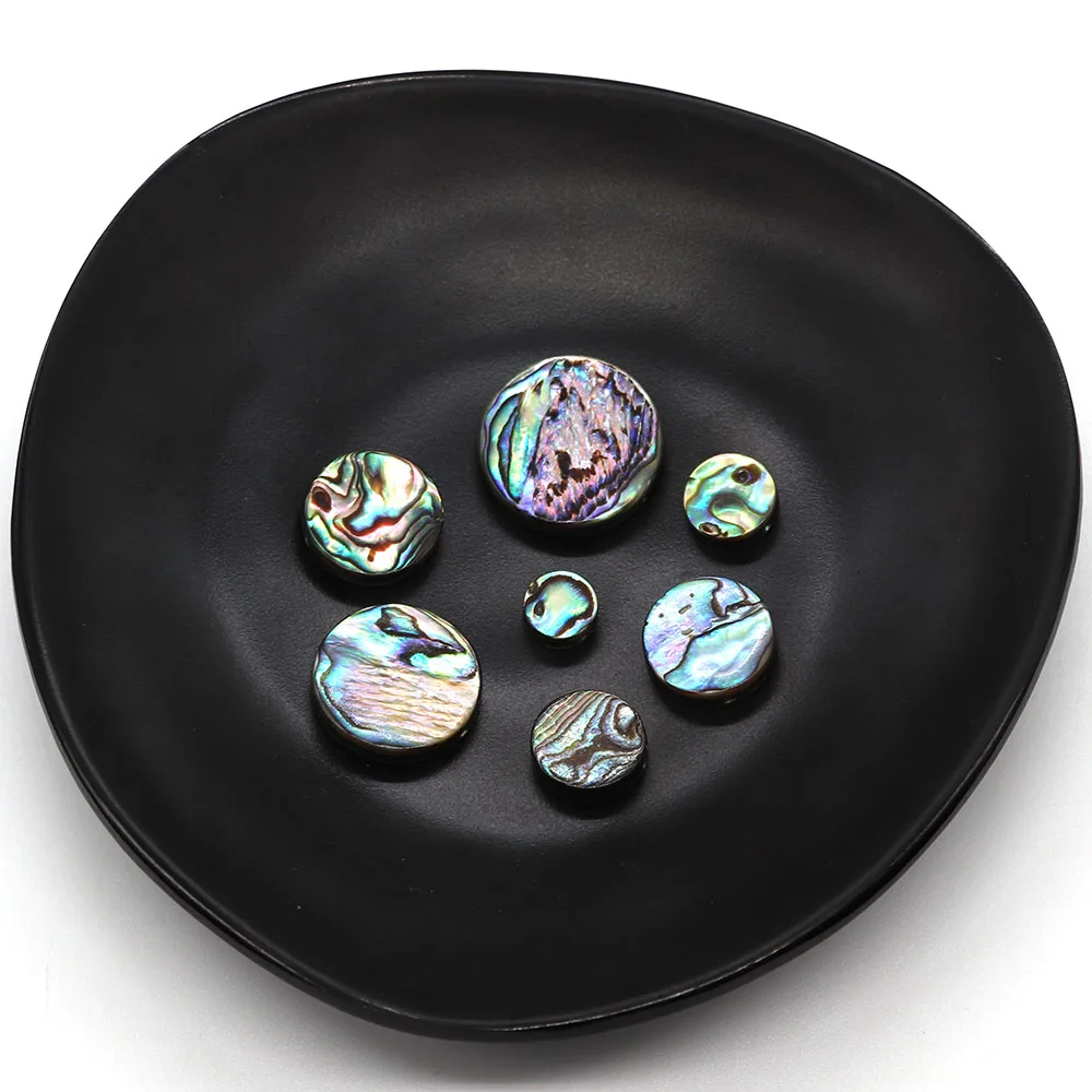 5 Pack Natural Abalone Bead Charms 6-20mm DIY Fashion Making Bracelet Necklace Earrings Beads Charm Women Gift Accessories