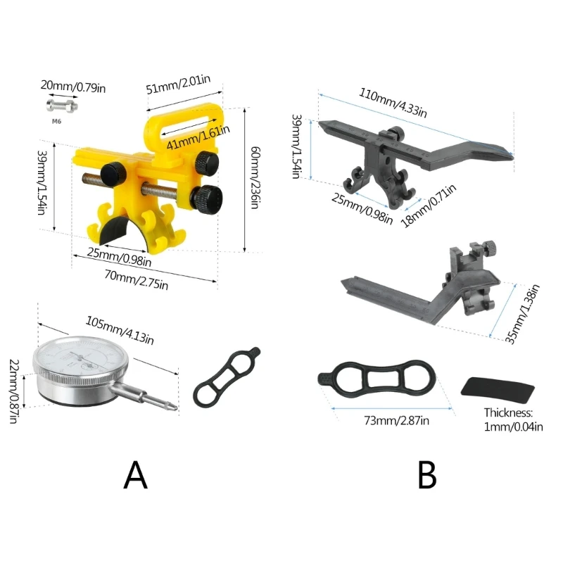 Simple Ring Adjusting Table Tool for Bicycle Road Mountain Bike Rim Wheel Set Straightening Machine Dial Indicator