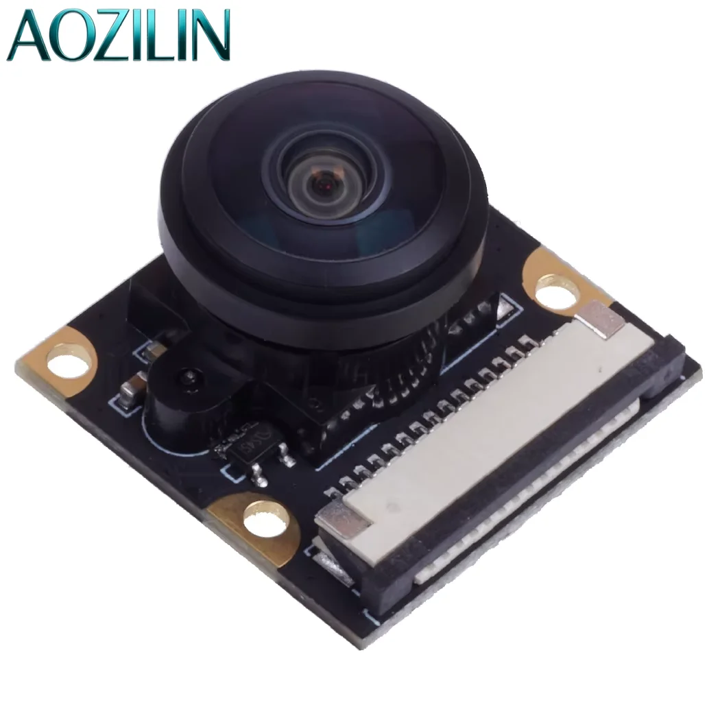 AOZILIN 200° Wide Angle IMX219 8MP Camera Module MIPI Interface HD Vision Board For Edge Computing Development Mainboard