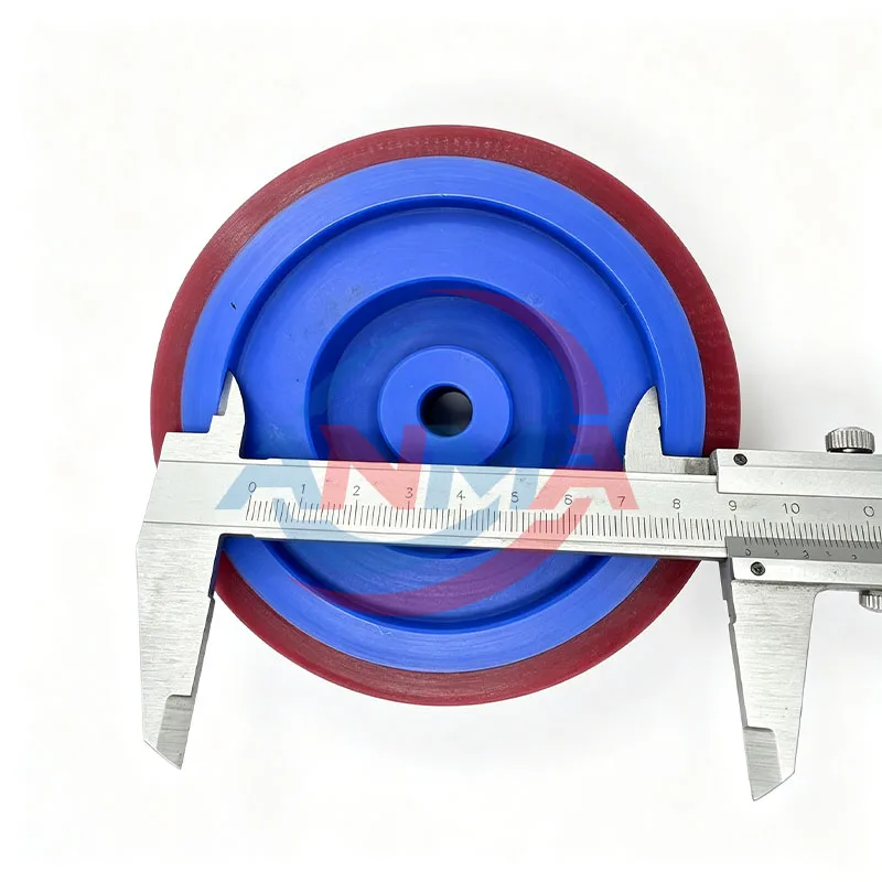 1Piece 122x50x12mm Suction Wheel HM009256-0 Vacuum Feed Roller For MBO Stahl Folding Machine Printing Spare Parts