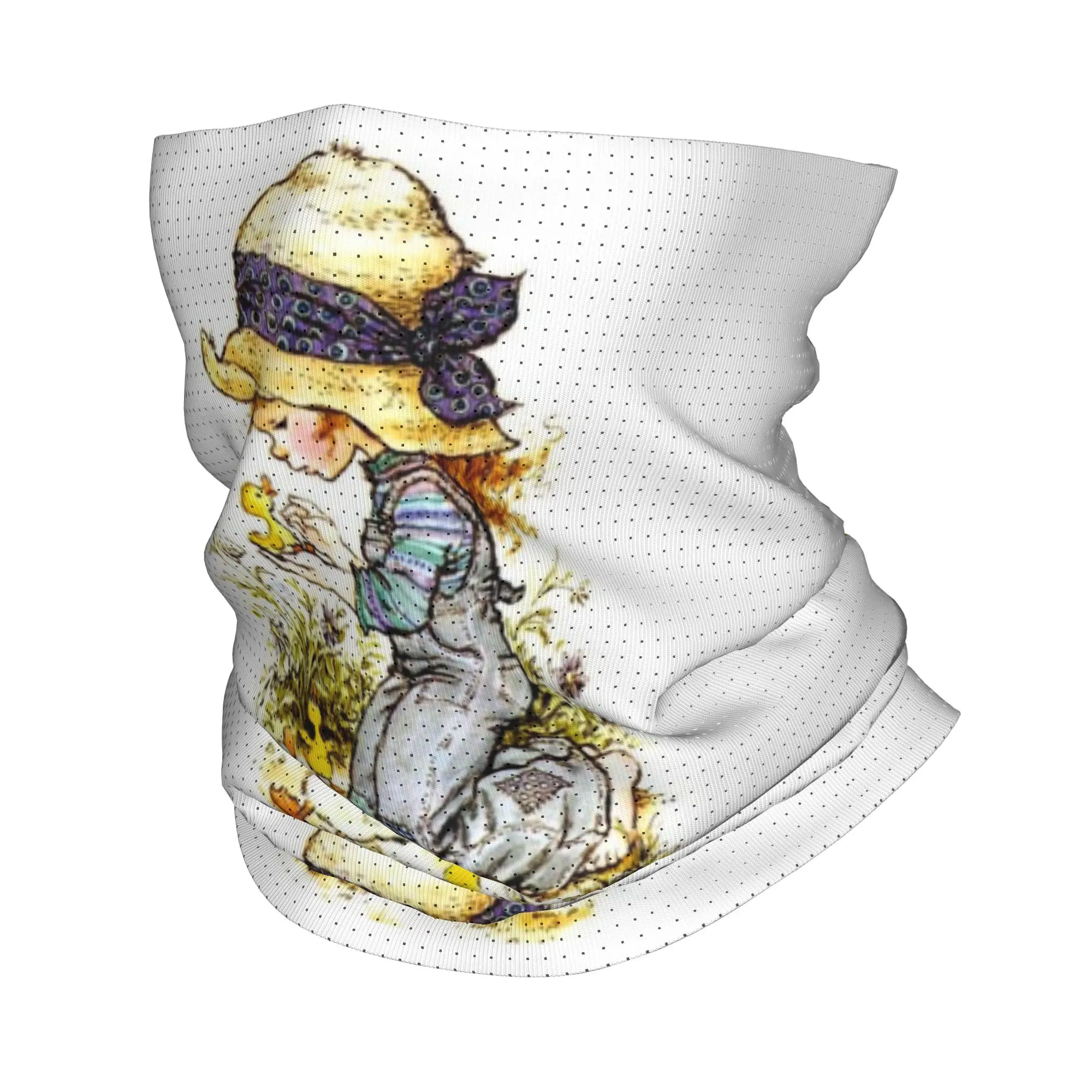 

Custom Sarah Kay Winter Headband Neck Warmer Men Women Ski Cycling Tube Scarf Flower Girl Face Bandana Gaiter