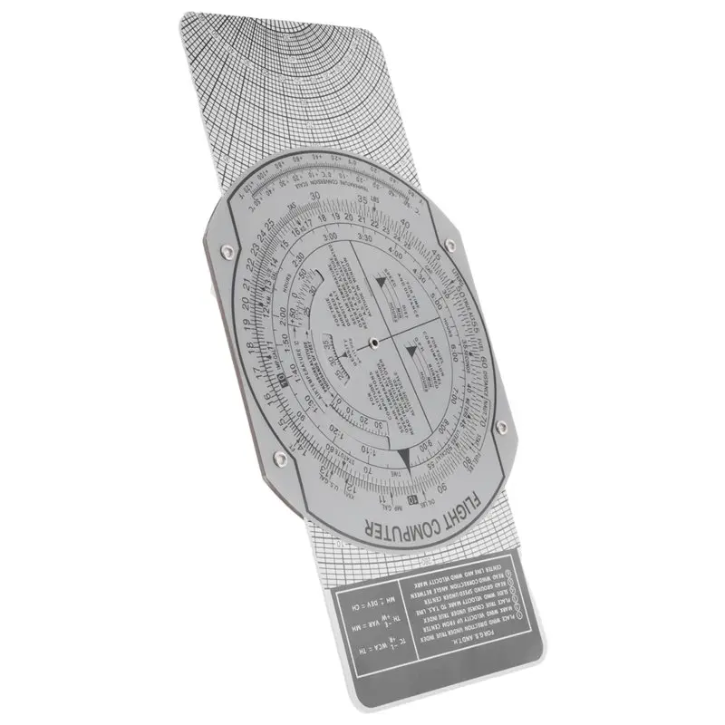 A20F-Flight Computer Aviation Plotter Circular Slide Rule Used In Aviation Flight Training Pilot Training, Internships