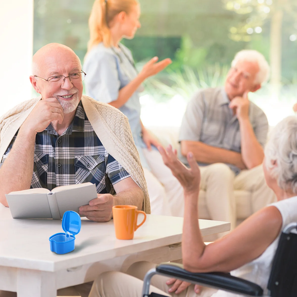 

3Pcs Portable Denture Storage Box Safe Plastic False Teeth Container Denture Case Holder Retainer Storage False Teeth Box