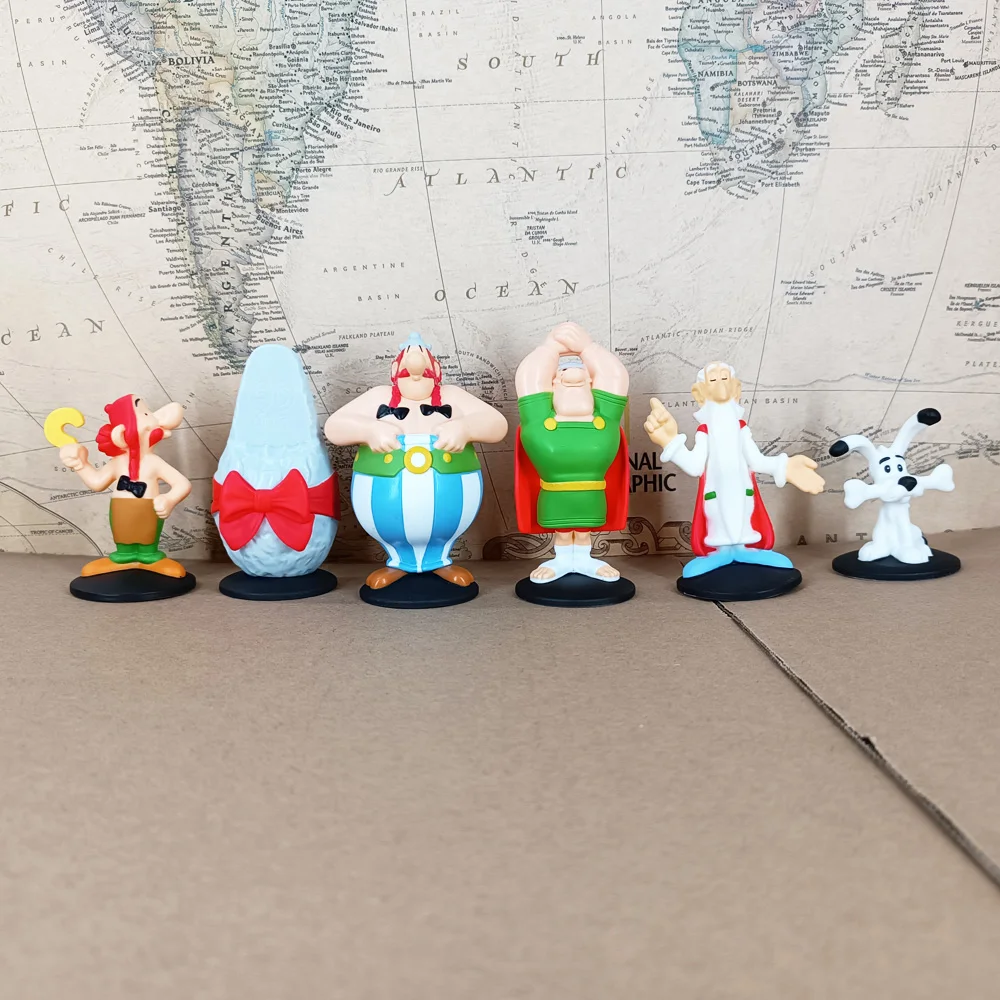 Gallia Hero Warrior Asterix Le Gaulois Gaul der Gallier Obelix Panoramix Dogmatix Crafts Figure Model Ornaments