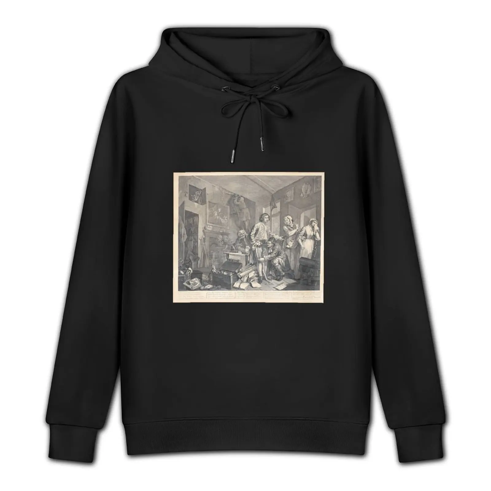 A Rake's Progress I - The Heir - William Hogarth (1697-1764) - engraving Pullover Hoodie autumn new products mens hoodies