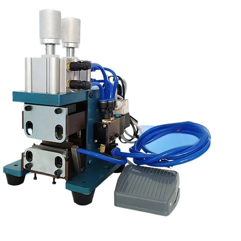 Pneumatic Automatic Wire Stripping Machine Pneumatic Cable Twisting Peeling Machine Wire Cutting Stripper Blade Cutter