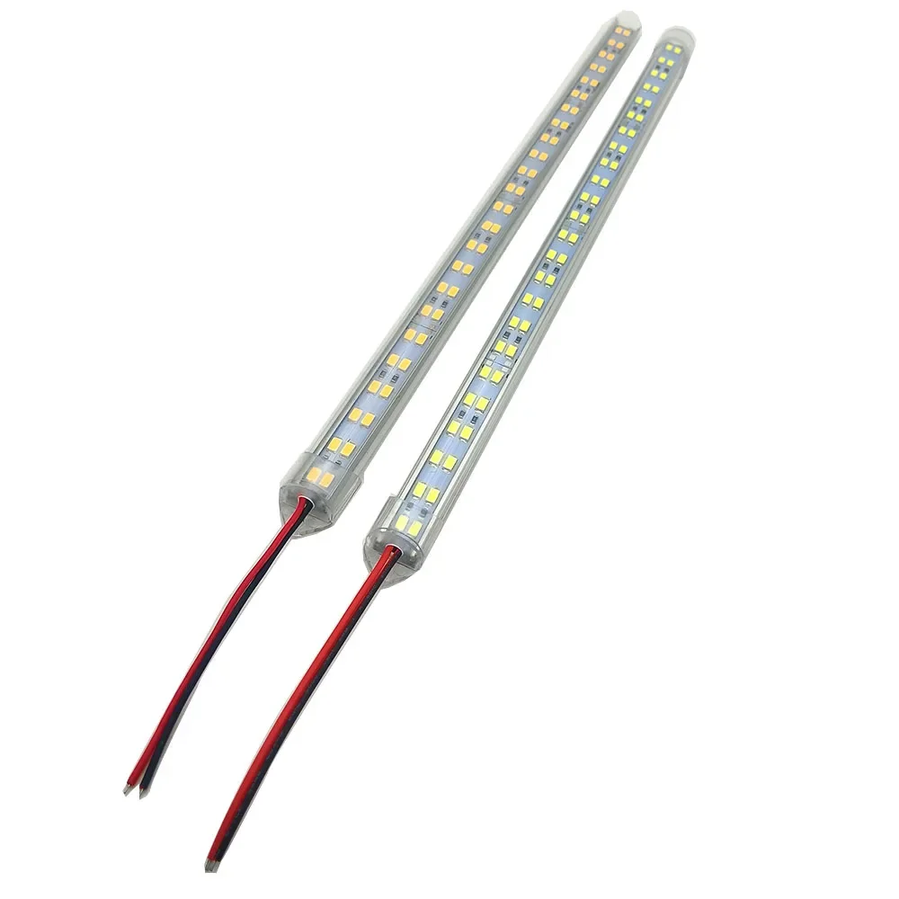 330X15MM Wholesale DC12V/24V 24/48 LED Light Strip Hard Rigid Strip Bar Light Aluminium shell+pc cover 5730 Lights Strip For DIY