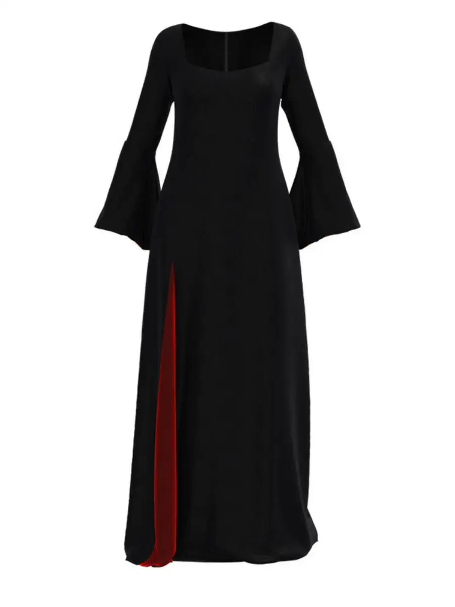 New Gothic Sle Wednesday School orm Jaet Children's Performance Cosplay Costume k Sle Polyester Material