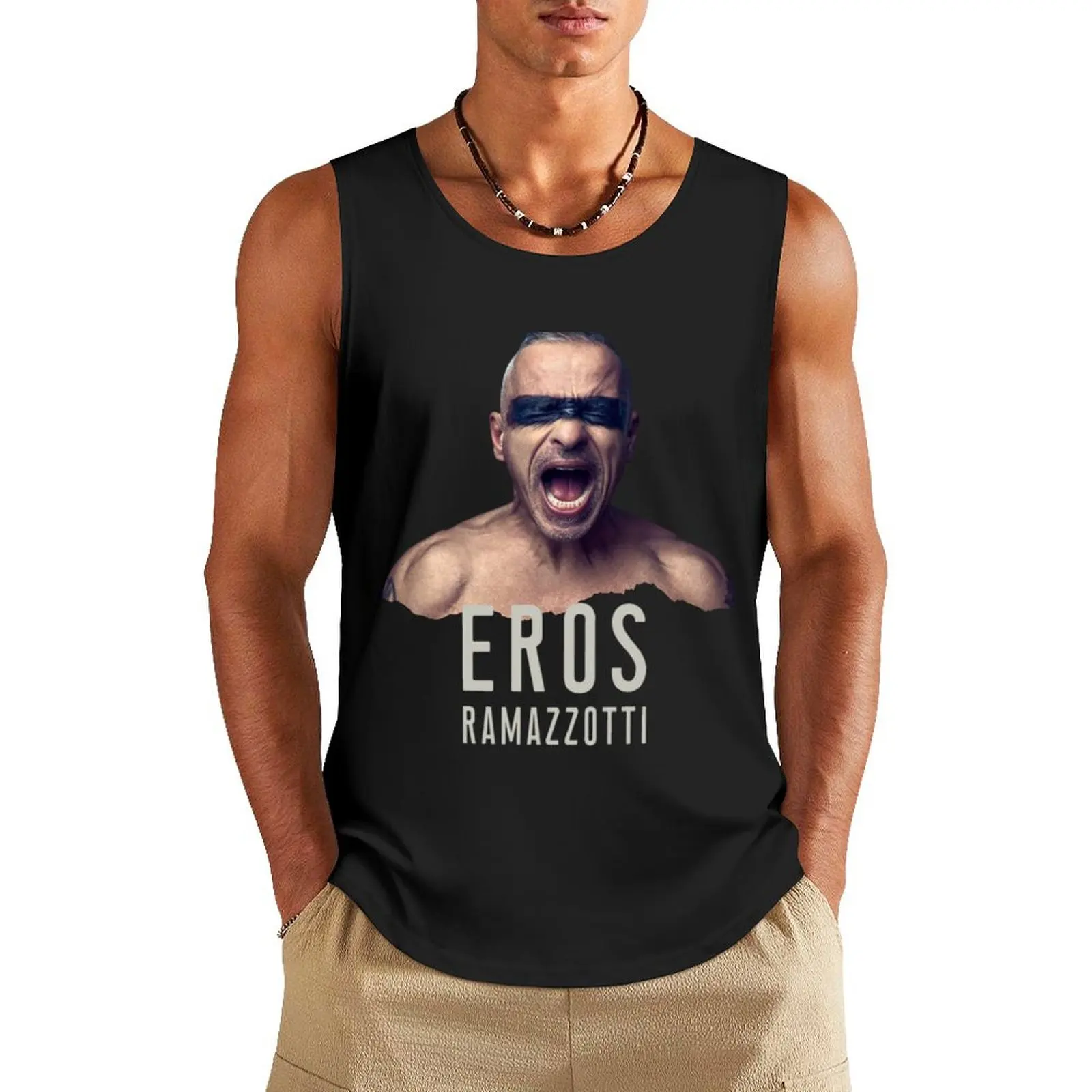 Eros Ramazzotti Shirt Tank Top cute tops gym clothes man fitness