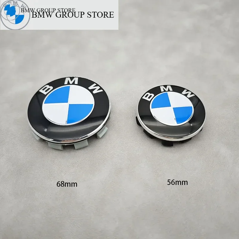 BMW GROUP 4Pcs 56MM 68MM Car Wheel Center Hub Cover Caps For BMW M M5 E39 E46 E60 E90 F01 F10 F30 G01 G20 G21 G30 G11 F15 X5 X3