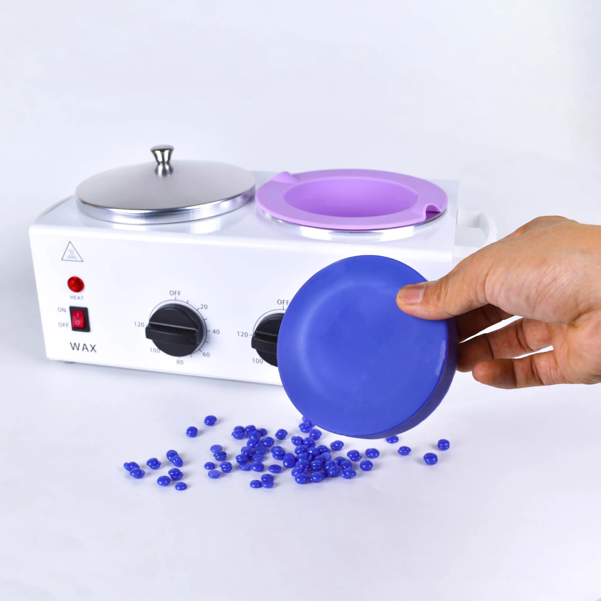 أفضل بيع مزيل الشعر وعاء مزدوج الشمع دفئا لذوبان سخان البارافين للحمام للبيع