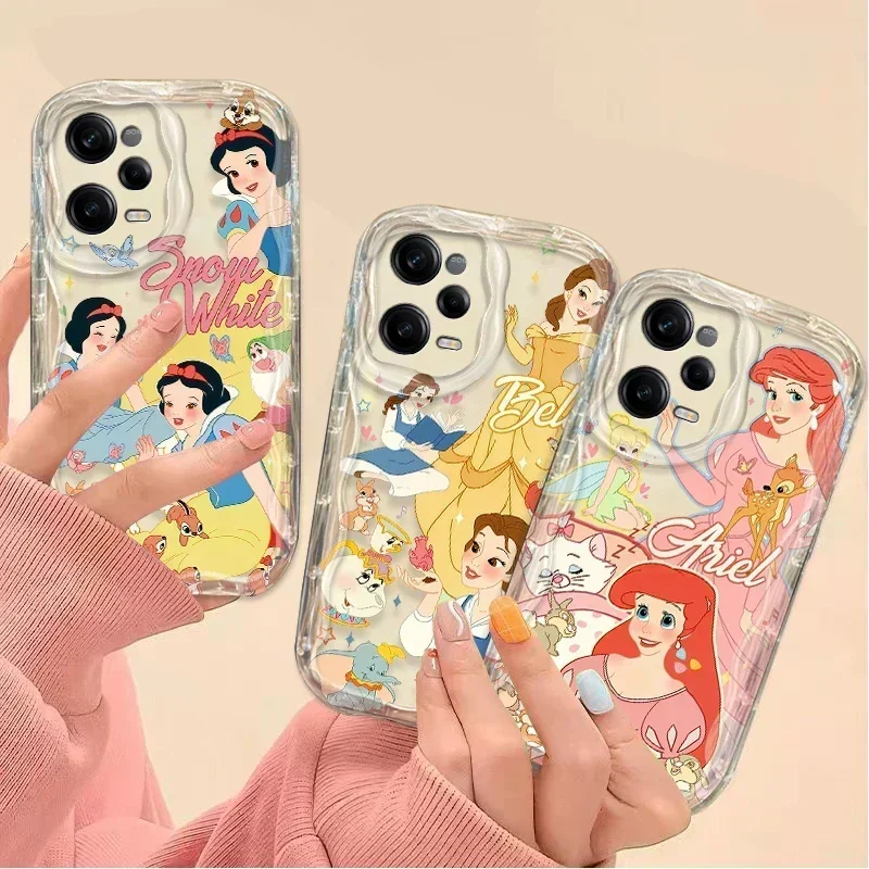 เคสลายเจ้าหญิงดิสนีย์สวยงามสำหรับ Xiaomi Redmi Note 14 13 12 11 10 9 Pro Plus 14S 12S 11S 10S 9S Redmi 14C 14R 13C 12 4G 5G