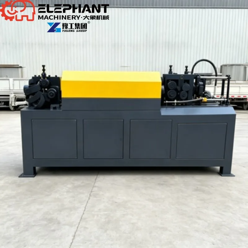 Rebar Straightening And Cutting Machine, Energy Efficient Frequency Conversion Rebar Processor For Large Industrial Plant Works