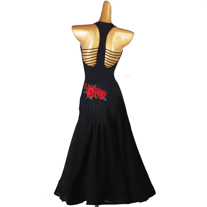 Ballsaal Kleider Wettbewerb Frauen Tanz Walzer Anzug Jazz Bühne Kostüm Mädchen Hohe Qualität Dancewear Kleidung Moderne Praxis Tragen