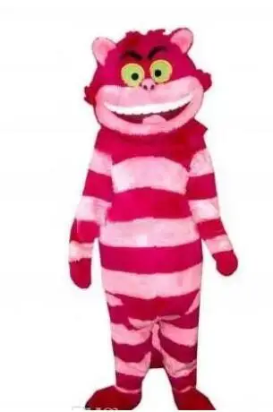 Costume de mascotte de dessin animé de chat rose mignon en mousse pour adultes, robe de paupières de Noël en peluche, costume d'Halloween, offre spéciale, nouveau