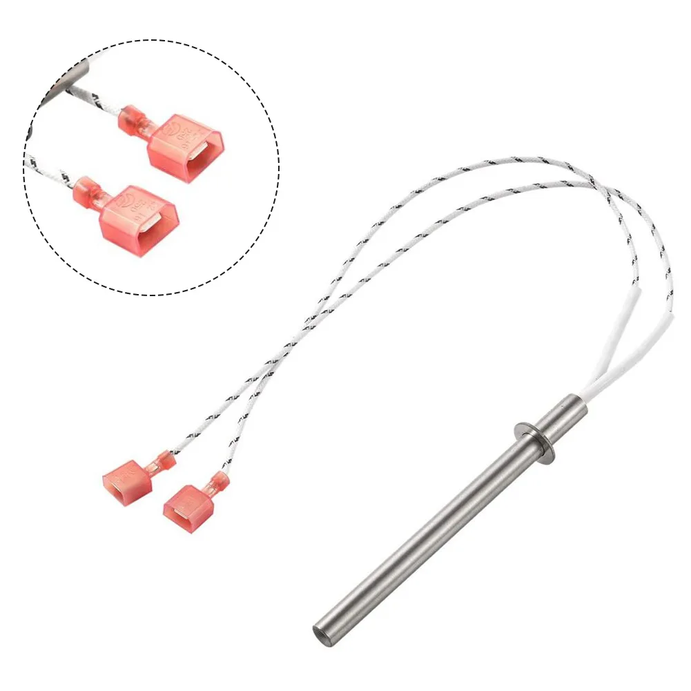 

Cartridge 4.9in SRV7000-660 Igniter Pellet Stove Repair 300W Power Rating Cartridge Total Length 4.9in Heating Section 3.9in