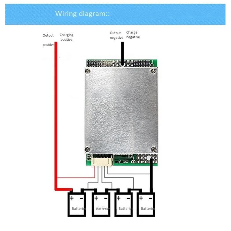 1 PCS Protection Board BMS Li-Iron Lithium Battery Charger 4S 12V With Power Battery Balance Enhance PCB Protection Board
