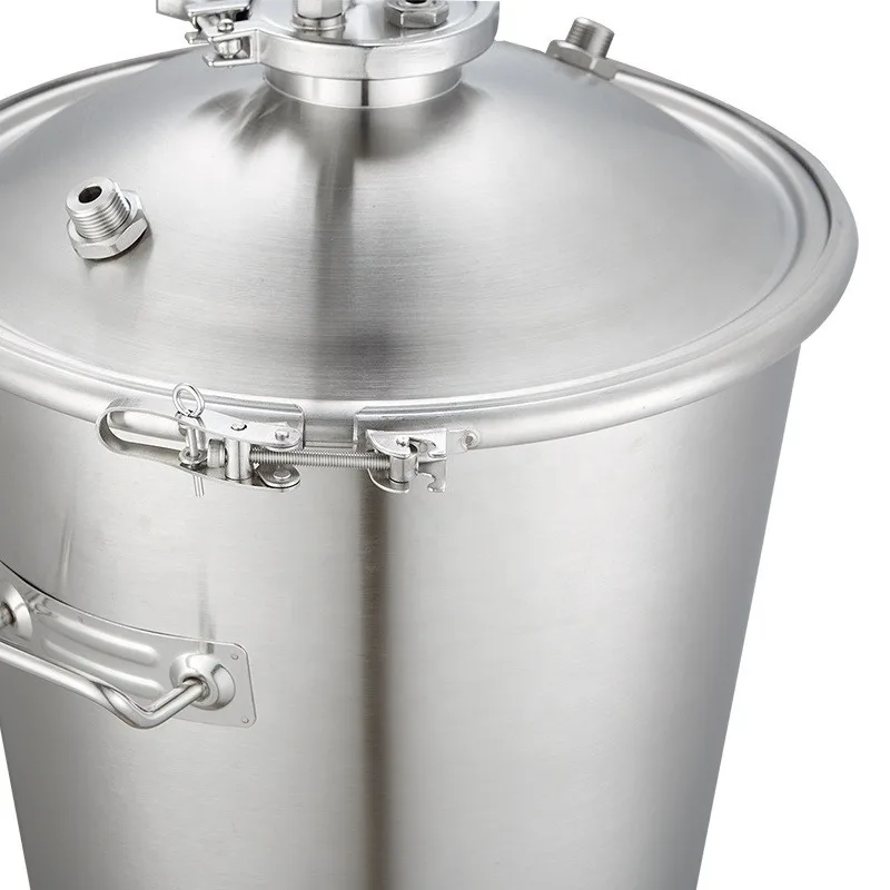 65L Homemade Fermentation Equipment, Stainless Steel Tank for Pressurized Juice Fermentation, Wine Pressure Fermentation Tank