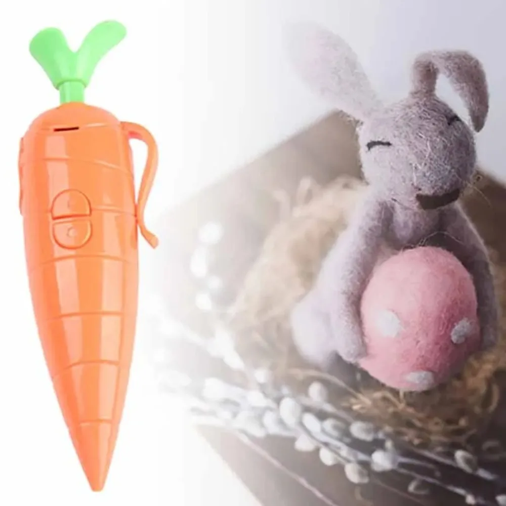 

Funny Gift Electronic Sound Toy Carrot Shape Plastic Novelty Voice Recorder Pen Yellow Write Graffiti Ballpoint Pen for Kids