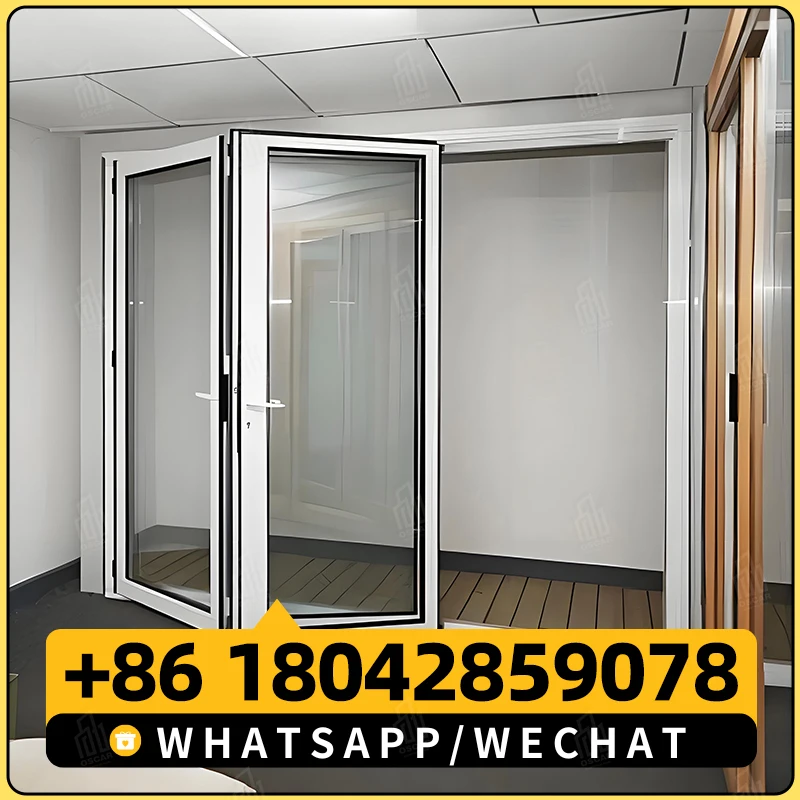 Commercial Modern new nice narrow metal outdoor quality folding door louvered frameless bifold doors